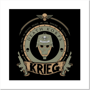 KRIEG - CREST EDITION Posters and Art